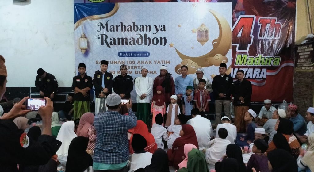 BNPM Serta Ormas Kesukuan Madura, Berbagi Kasih Yatim dan Dhuafa