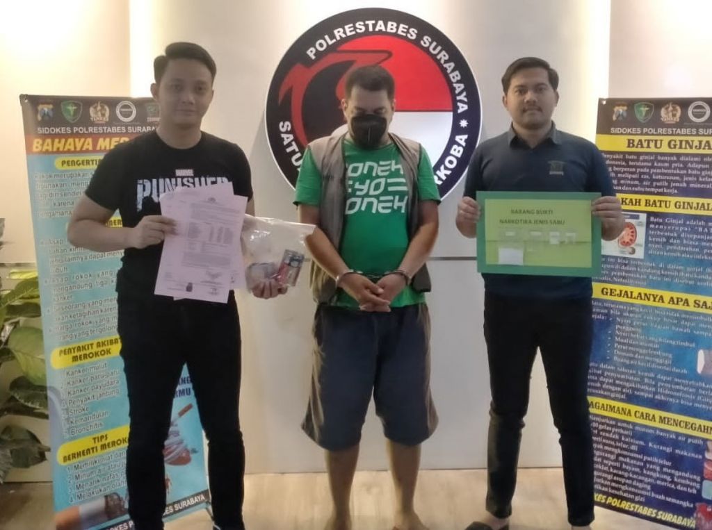 Seorang Penjual Telur Asin di Surabaya menjadi Tangan Kanan Bandar Sabu