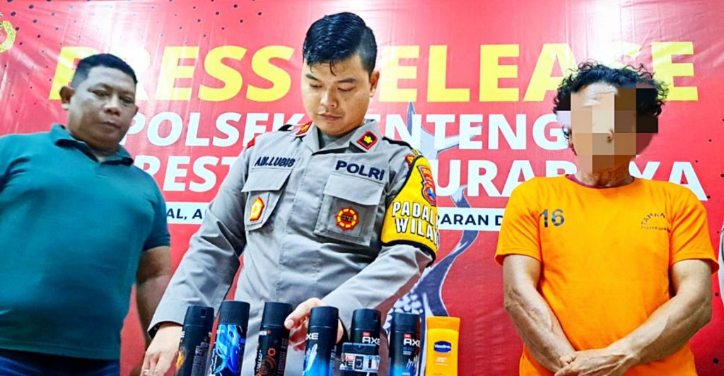 Spesialis Pengutil Barang Minimarket Surabaya Tidur di Tahanan