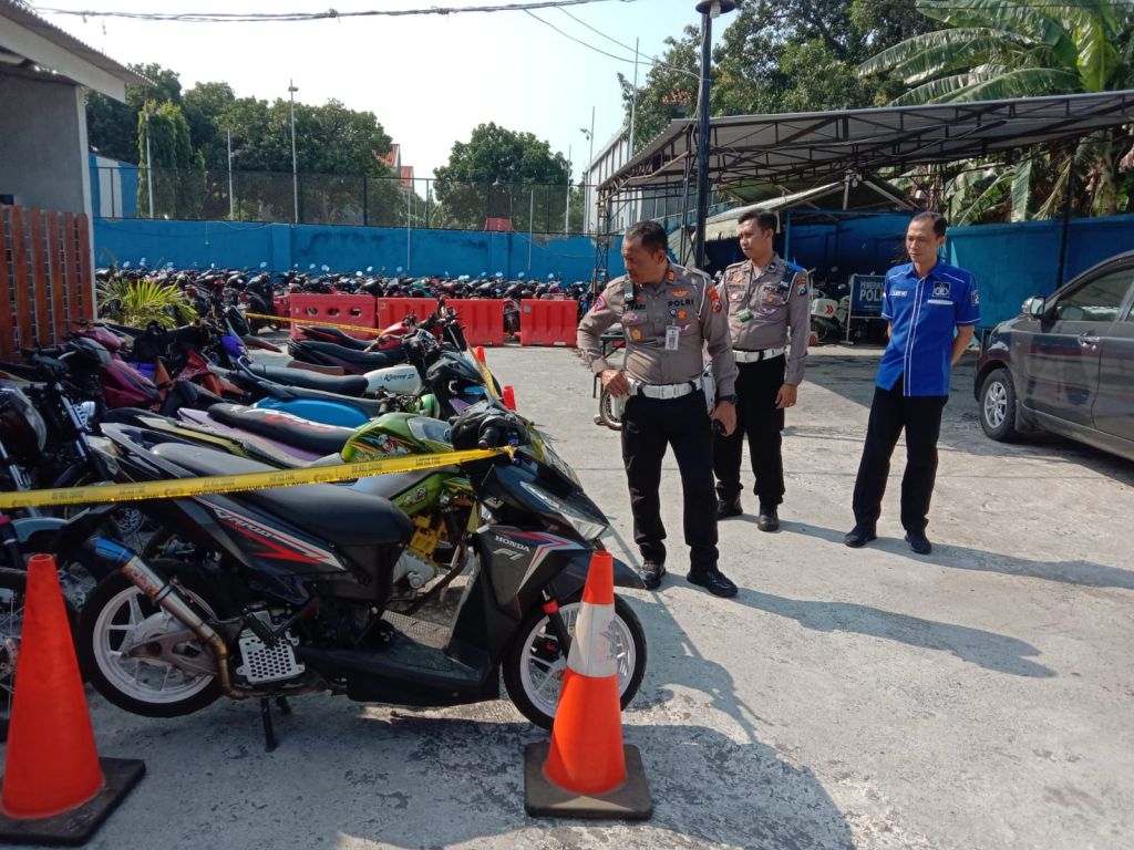 Puluhan Kendaraan Bodong Disita Selama Operasi Patuh Semeru 2023 di Probolinggo