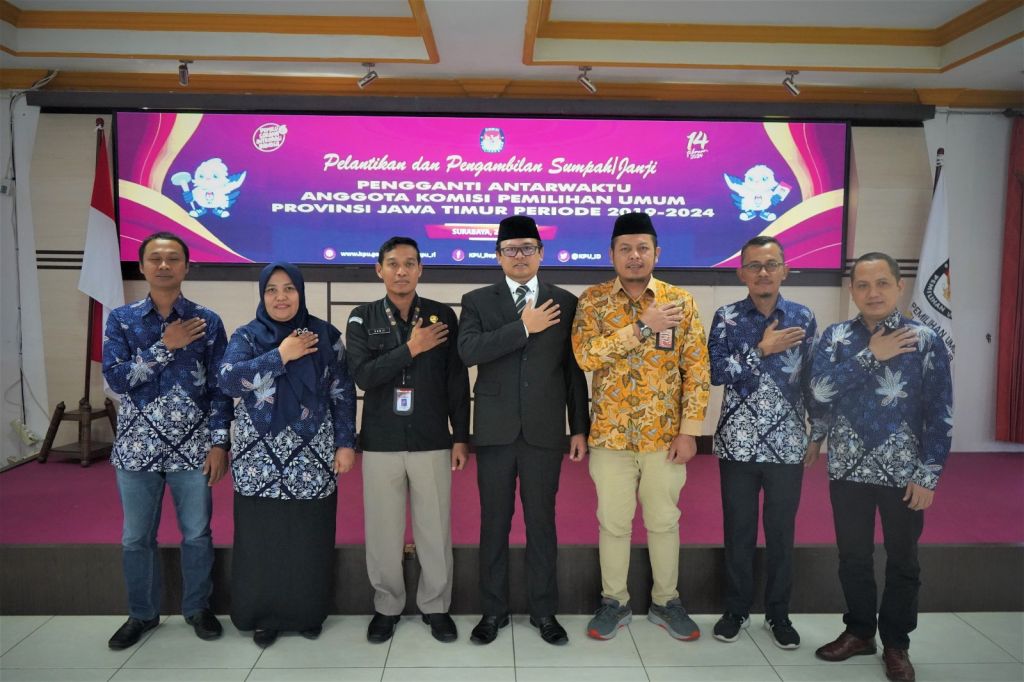 Ketua KPU Jombang Athoillah Dilantik Gantikan Arbayanto di Jatim