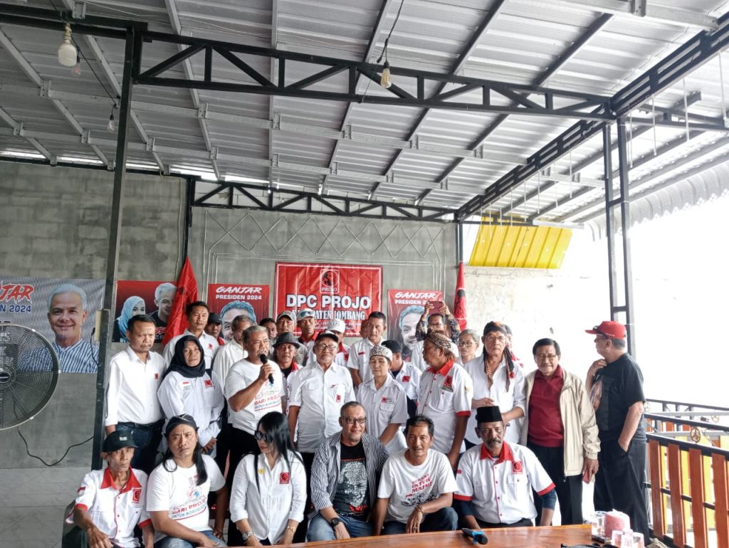 Mayoritas DPC Projo Jatim Deklarasikan Dukungan untuk Ganjar Presiden di Jombang