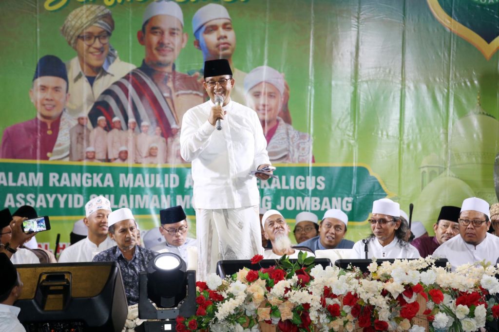 Kiai Nderesmo Surabaya Deklarasi Tim ASWAJA Dukung Anies Jadi Presiden RI