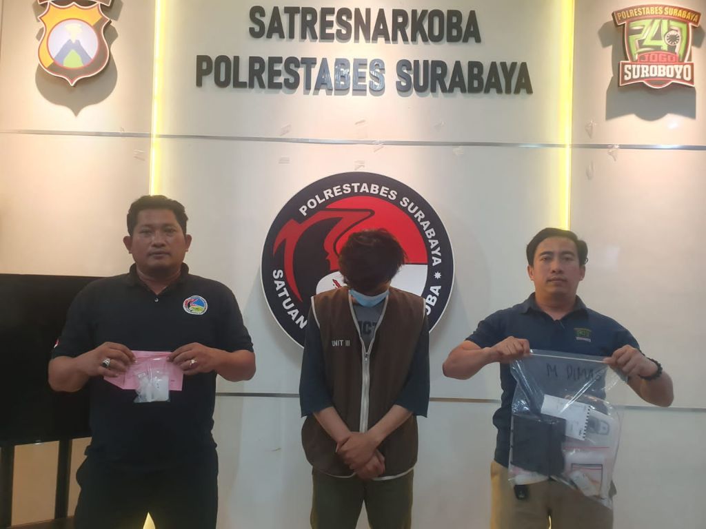 Ngeri, Pengedar Narkoba di Surabaya Bisa Edarkan 1Kg Sabu Hanya Sehari