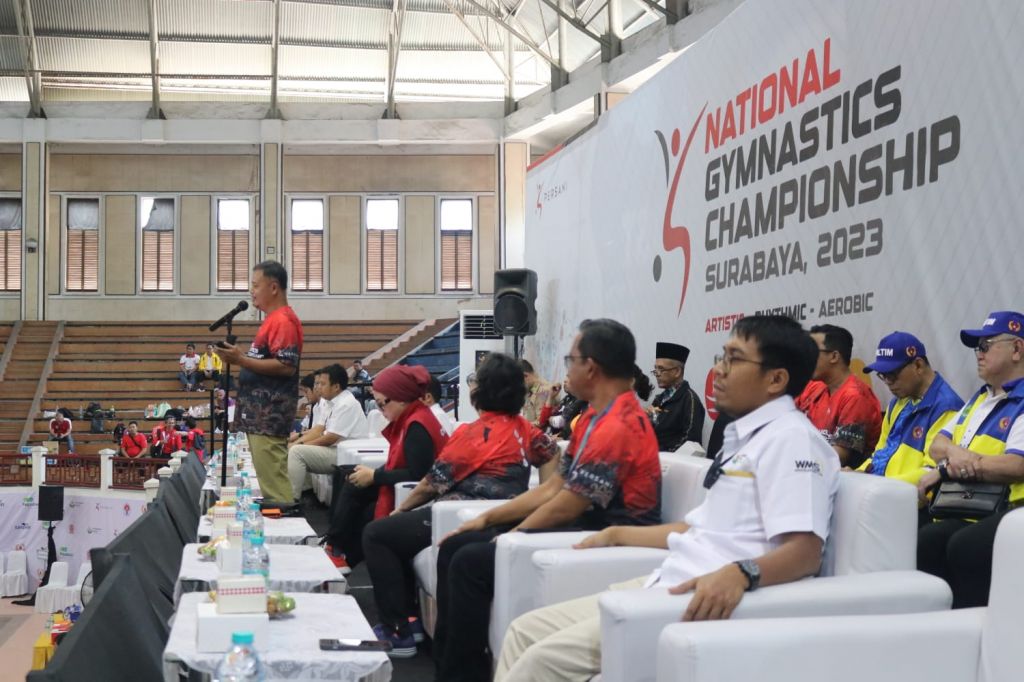 Pegadaian Kenalkan Investasi Emas Pada Atlet Senam National Gymnastics Championship