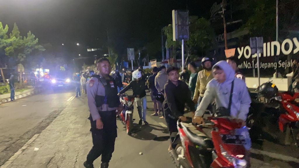 Razia Balap Liar di Jember, Polisi Amankan 84 Motor
