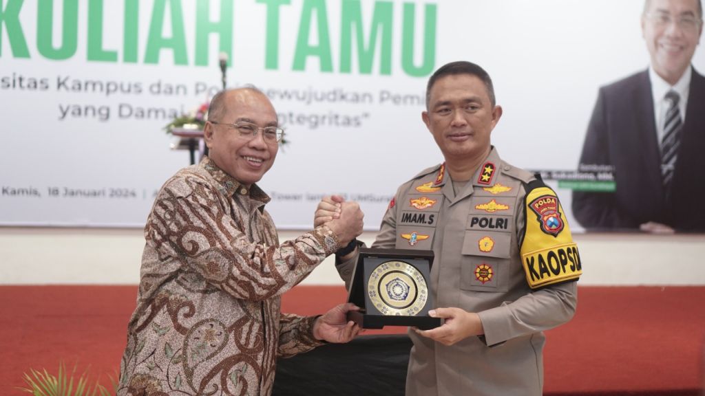 Kapolda Jatim dan Civitas UMSurabaya Ajak Wujudkan Pemilu Damai 2024