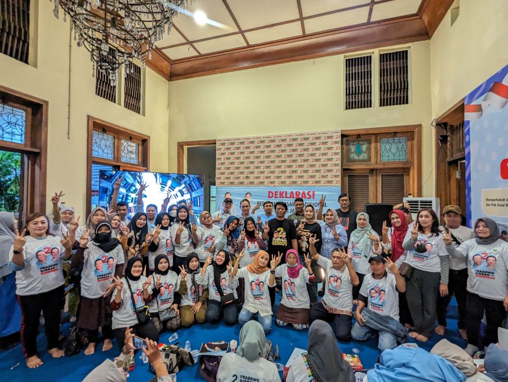 Pedagang Pasar dan UMKM di Jatim Siap Sumbang Suara untuk Prabowo-Gibran