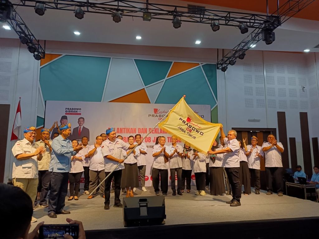 Laskar Prabowo 08 Jatim Yakin Capres-cawapres 02 Menang 1 Putaran