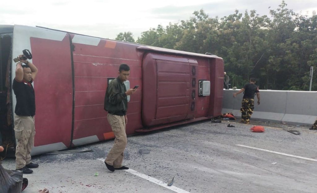 Laka Bus Rombongan Partai Hanura di Tol Ngawi, Ini Identitas 3 Korban Tewas