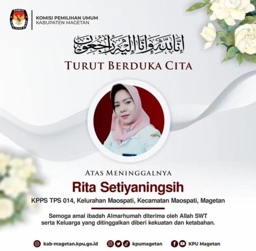 Anggota KPPS di Maospati Magetan Meninggal, Diduga Kelelahan