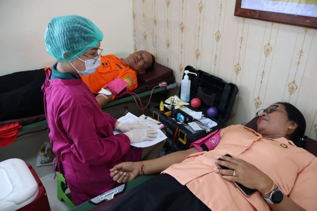 Peringati HUT Basarnas ke-52, Kantor SAR Denpasar Gelar Donor Darah