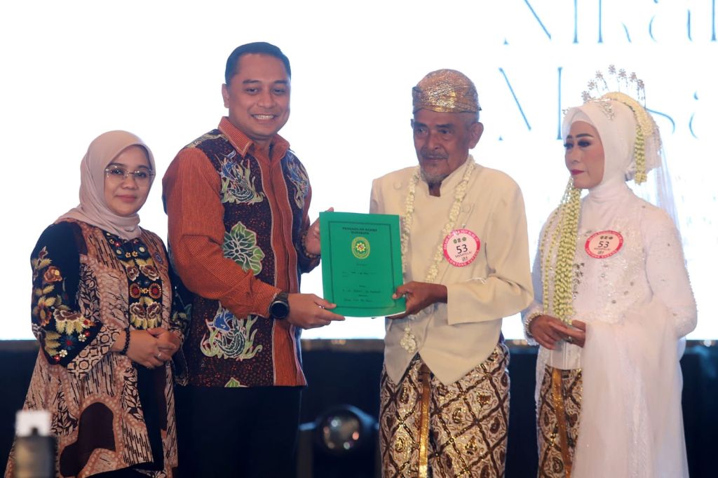 Pemkot Surabaya Gelar Nikah Massal, Diikuti 330 Pasang Pengantin