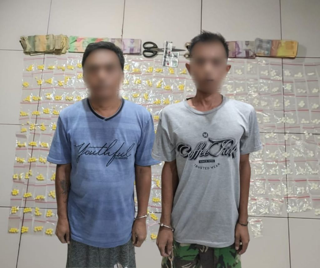 Polres Probolinggo Kota Ringkus Dua Pengedar Okerbaya di Gang Sentono