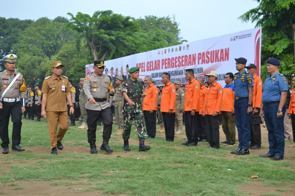 Demi Pilkada Serentak Aman dan Damai, Polres Probolinggo Kota Terjunkan 1448 Personel