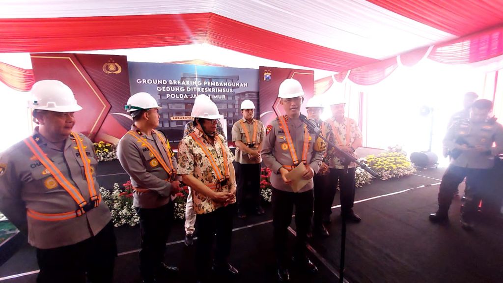Kapolda Jatim Resmikan Pembangunan Kantor Ditreskrimsus