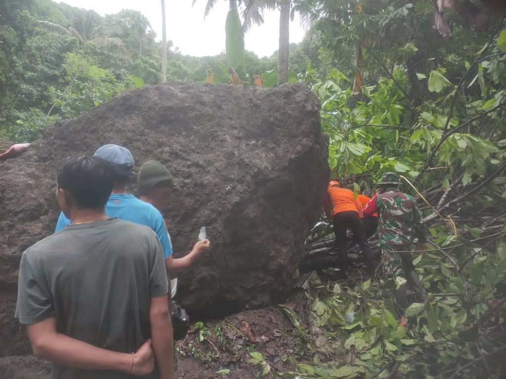 Longsor di Klungkung Bali, 3 Orang Tewas dan 4 Luka 1 Hilang