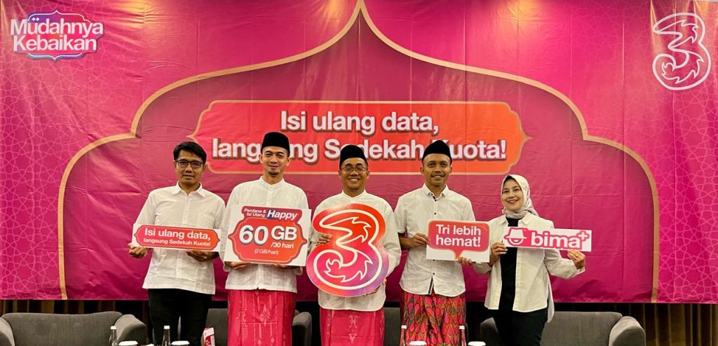 Sedekah Kuota, Cara Tri Berbagi Kebaikan di Bulan Ramadan