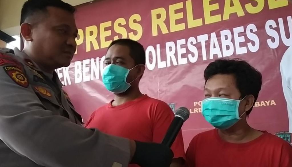 Pencuri dan Penadah Motor Curian di Surabaya Lebaran Dalam Penjara