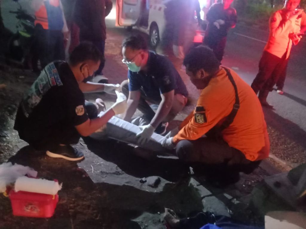Pemuda asal Kediri Tewas Kecelakaan di Surabaya, Temannya Terluka