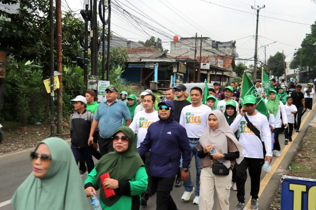 Kodim 0508/Depok Jalan Santai Kebangsaan Peringatan 100 Tahun NU