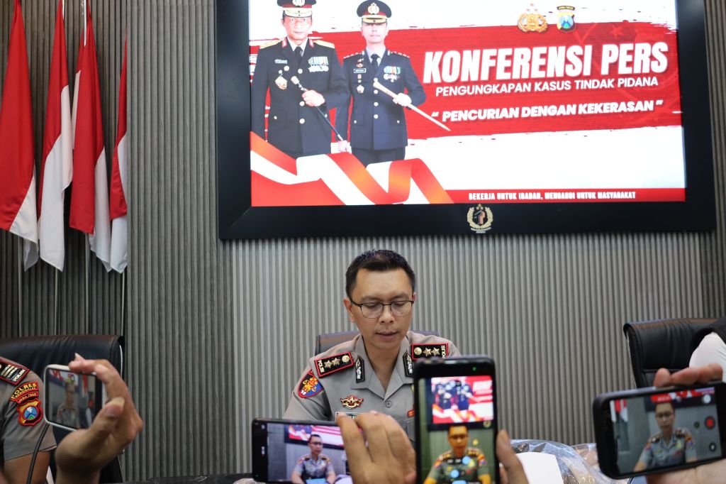 Polres Trenggalek Amankan Jambret Perhiasan, Tersangka Lima Kali Masuk Bui