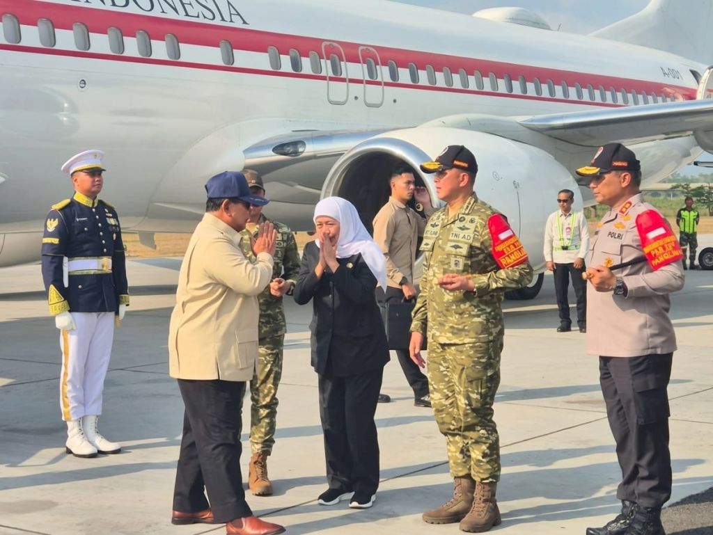 Prabowo Pimpin Panen Raya TNI, Khofifah: Jawa Timur Pilar Ketahanan Pangan Nasional