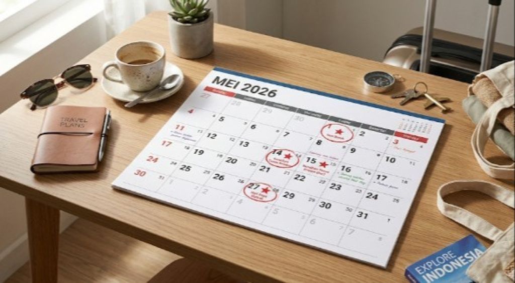 Mei 2026 Dipenuhi Tanggal Merah, Masyarakat Berpeluang Nikmati Libur Panjang