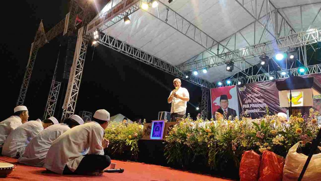 Dihadapan Ribuan Jamaah, Gus Haris: Prabowo Harga Mati Jadi Presiden RI