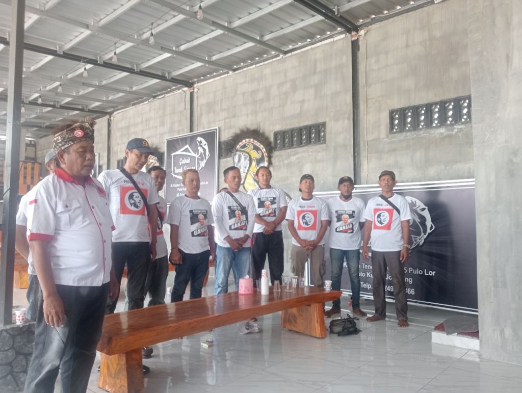 Pengumuman Cawapres Dampingi Ganjar, Relawan ProJo Ganjar Nobar di Jombang