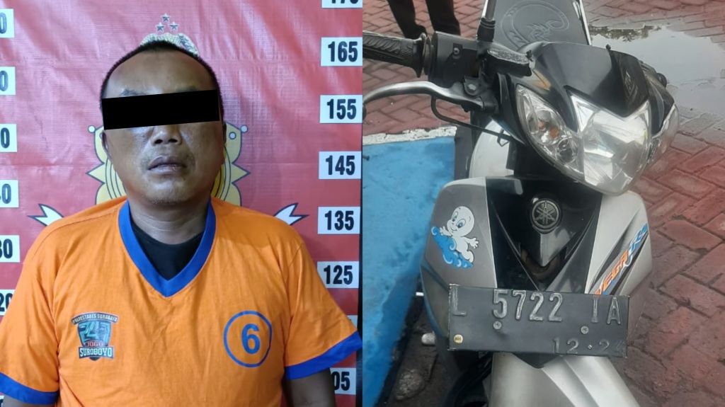 Gagal Beraksi, Maling HP di Surabaya Terima Hadiah Bogeman Massa