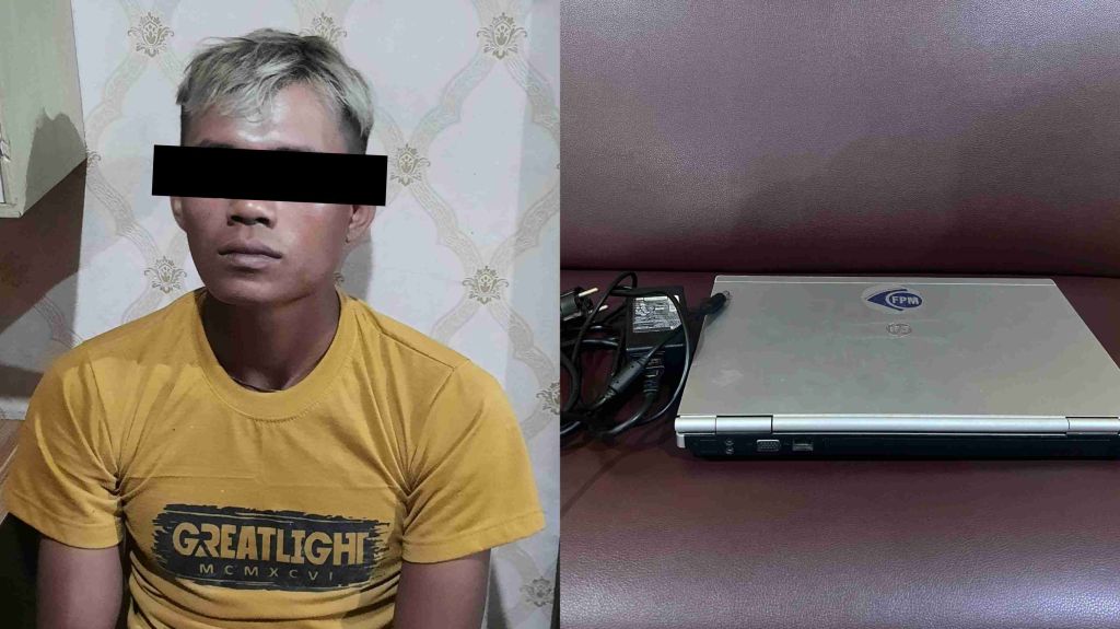 Curi Laptop di Surabaya, Wajah Penjaga Kos Pucat saat Ditangkap Polisi