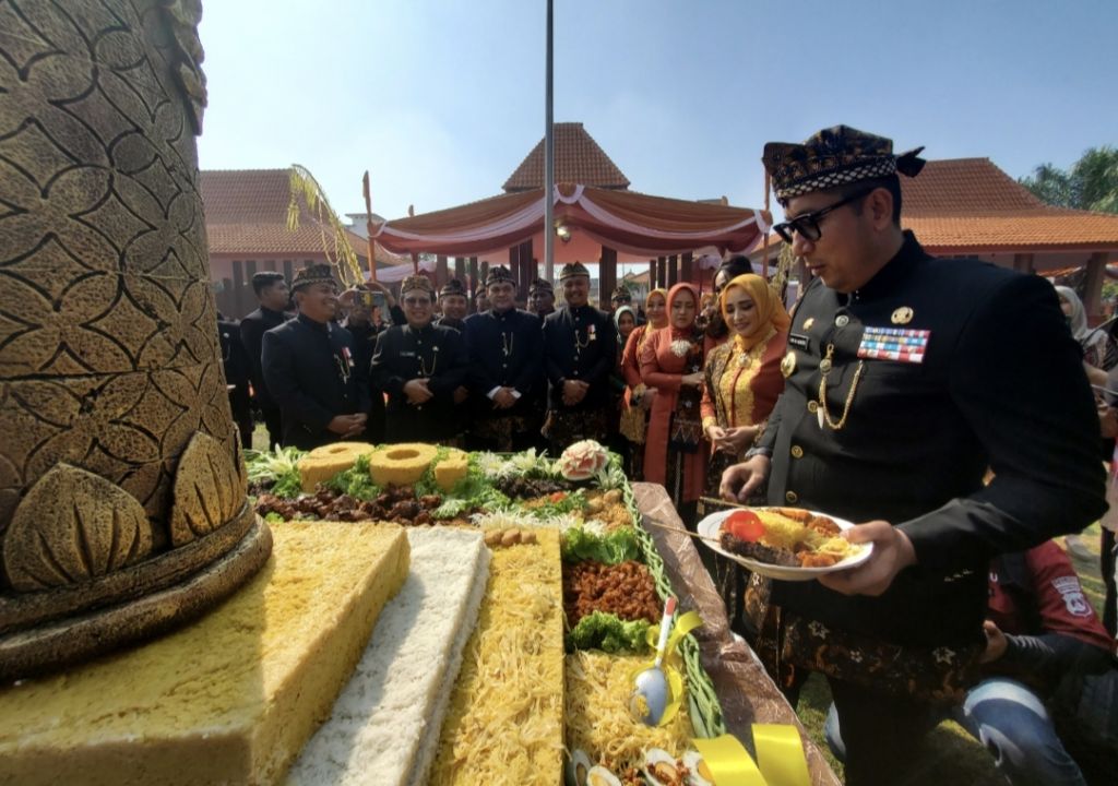 Pakai Dialek Jawa, Upacara HUT Ke-106 Kota Mojokerto Kian Bermakna Penuh Sejarah
