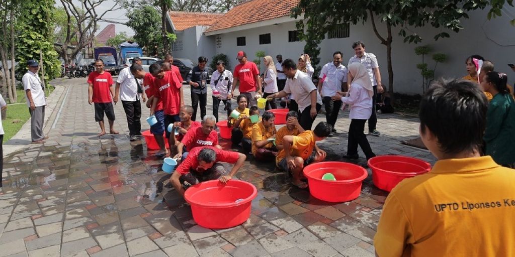 Meriahnya HUT ke-80 RI di Liponsos Surabaya, Ratusan ODGJ Antusias Ikut Lomba