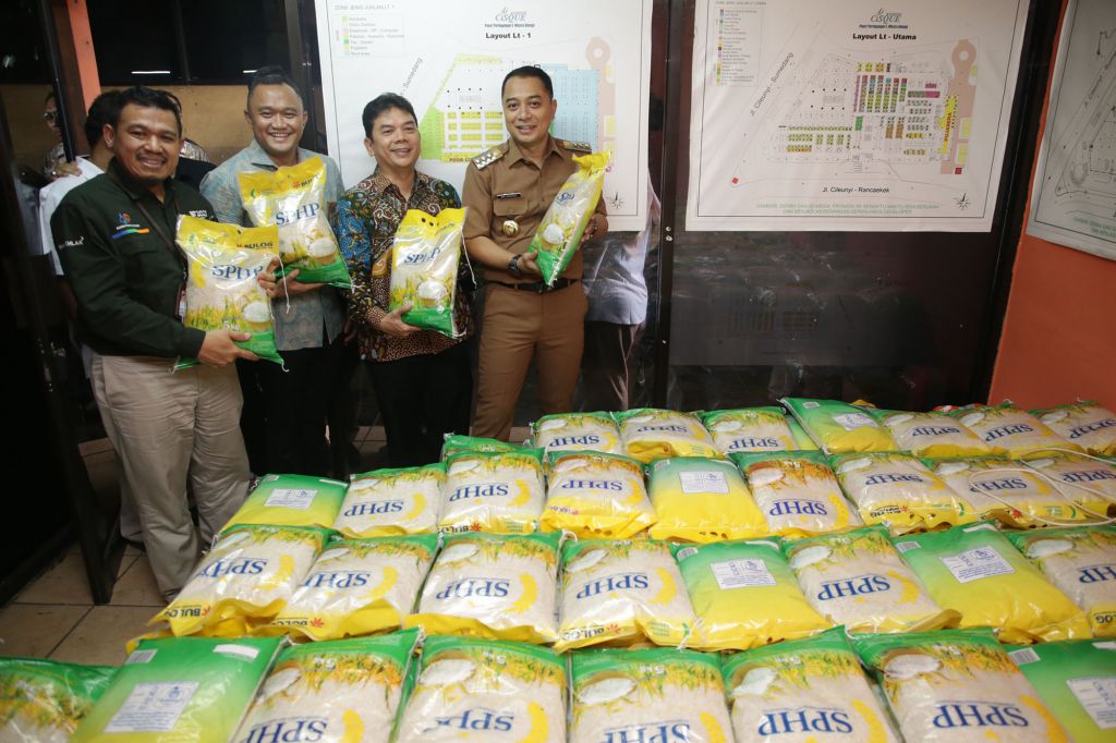 Wow! Transaksi Beras di Warung TPID Surabaya Tembus 51 Ton