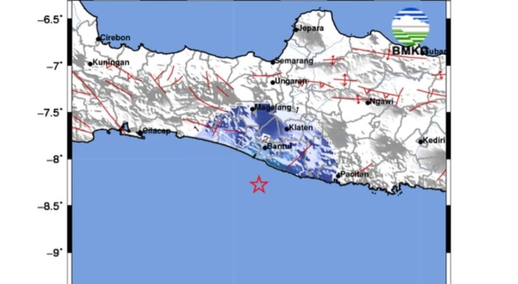 Bantul Diguncang Gempa Magnitudo 4,4, Terasa hingga Tulungagung