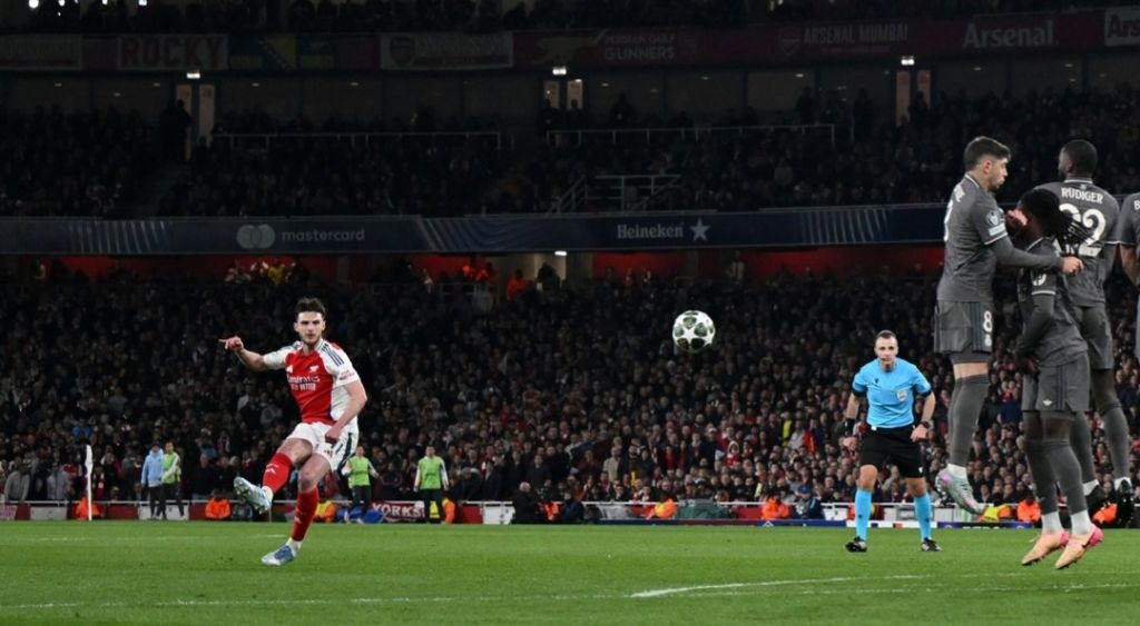 Hasil Liga Champions, Arsenal vs Real Madrid 3-0