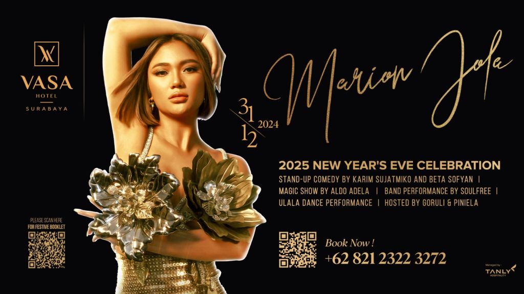 Marion Jola akan Memeriahkan Perayaan Malam Tahun Baru di Hotel Vasa Surabaya