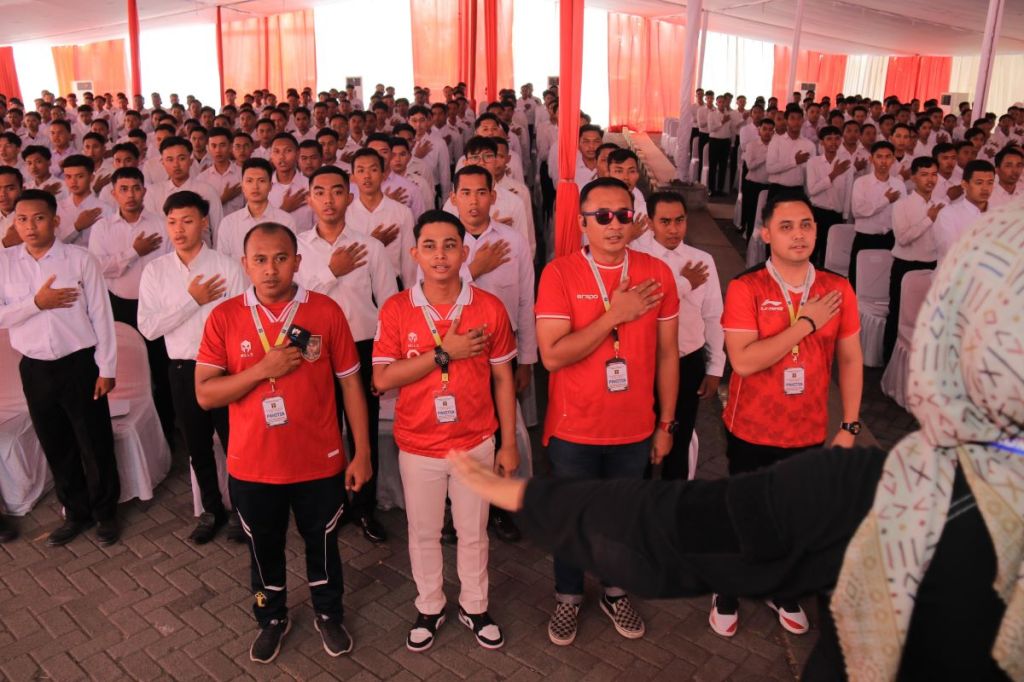 Peserta SKD CPNS Kemenkumham Jatim Diajak Ucapkan Sumpah Pemuda