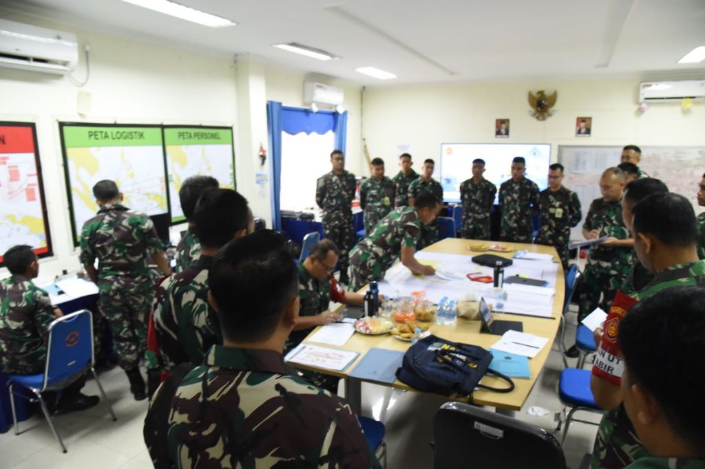Wapang Kogasgabfib Briefing Paparan RGB dalam Latposko Armada Jaya XLII/2024