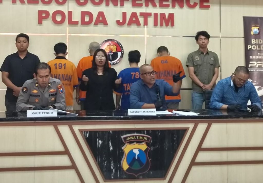 Jatanras Polda Jatim Tangkap Komplotan Pencuri Trailer di Surabaya