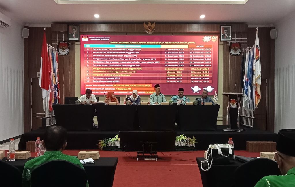 KPU Kabupaten Pasuruan Bakal Rekrut 40.545 Petugas KPPS dan Linmas