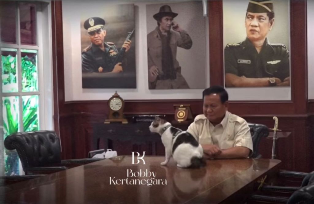 Momen Menggemaskan Bobby Kertanegara, Kucing Gemoy Milik Presiden Prabowo