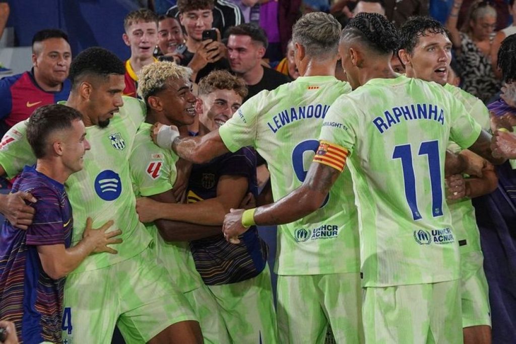 Menang 3-2, Barcelona Bangkit dari Ketertinggalan, Mental Juara Tersaji di Valencia