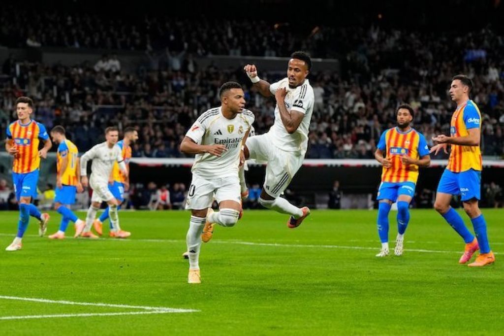 Real Madrid Pesta Gol di Bernabeu, Mbappe Dua Kali Sobek Gawang Valencia