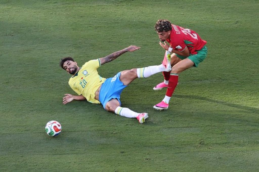 Vinicius Selamatkan Brasil dari Kekalahan, Maroko Paksa Selecao Berbagi Poin di Laga Perdana
