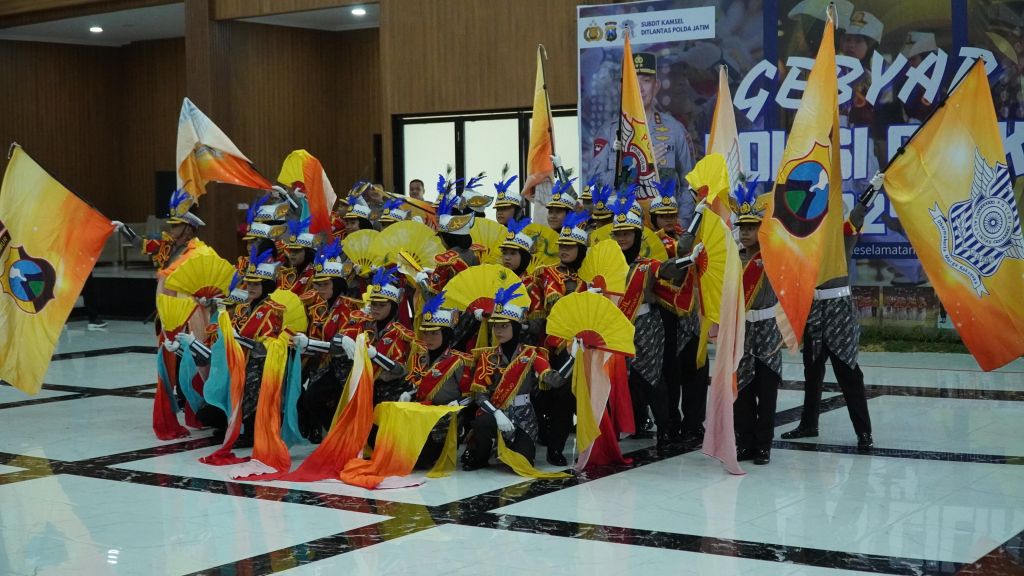 Polda Jatim Gelar Lomba Polisi Cilik Sambut Hari Bhayangkara Ke-78