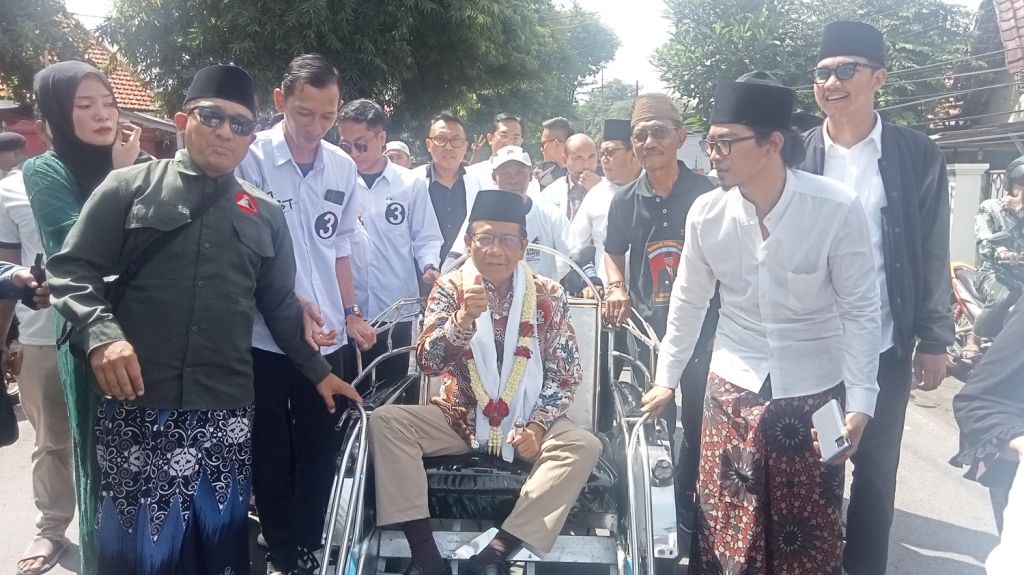 Kampanye di Pasuruan, Mahfud MD Ziarah ke Makam Syarifah Khadijah