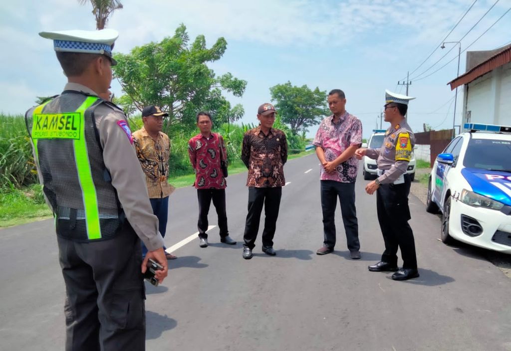 Marak Balap Liar, Polres Situbondo Pasang Marka Kejut