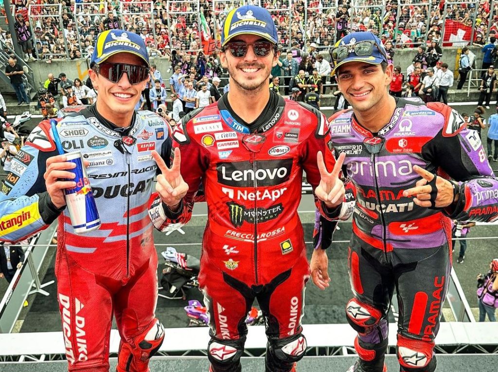 Bagnaia Juara di Motegi, Kini Hanya Selisih 10 Poin dengan Jorge Martin